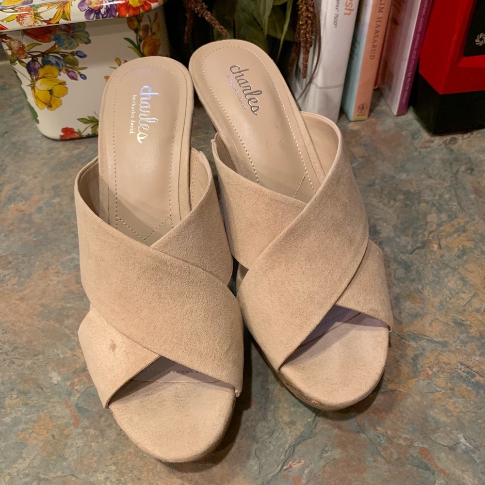 Charles by Charles David Latrice cork wedge
